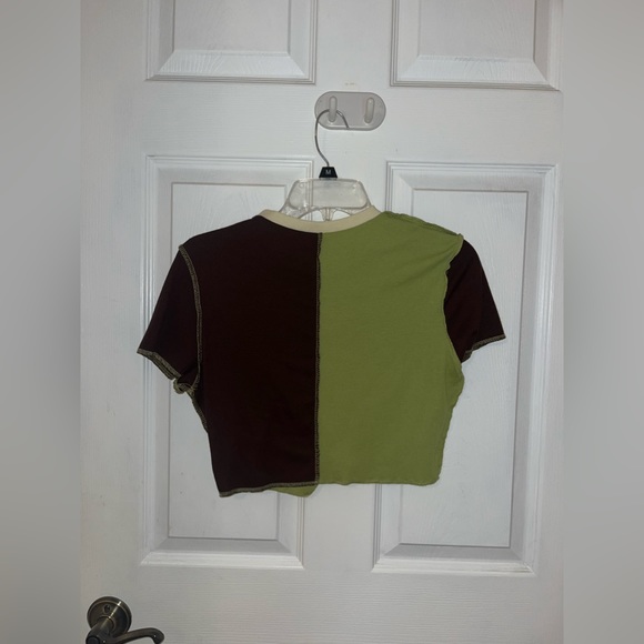 Cropped patchwork tee - Picture 2 of 3